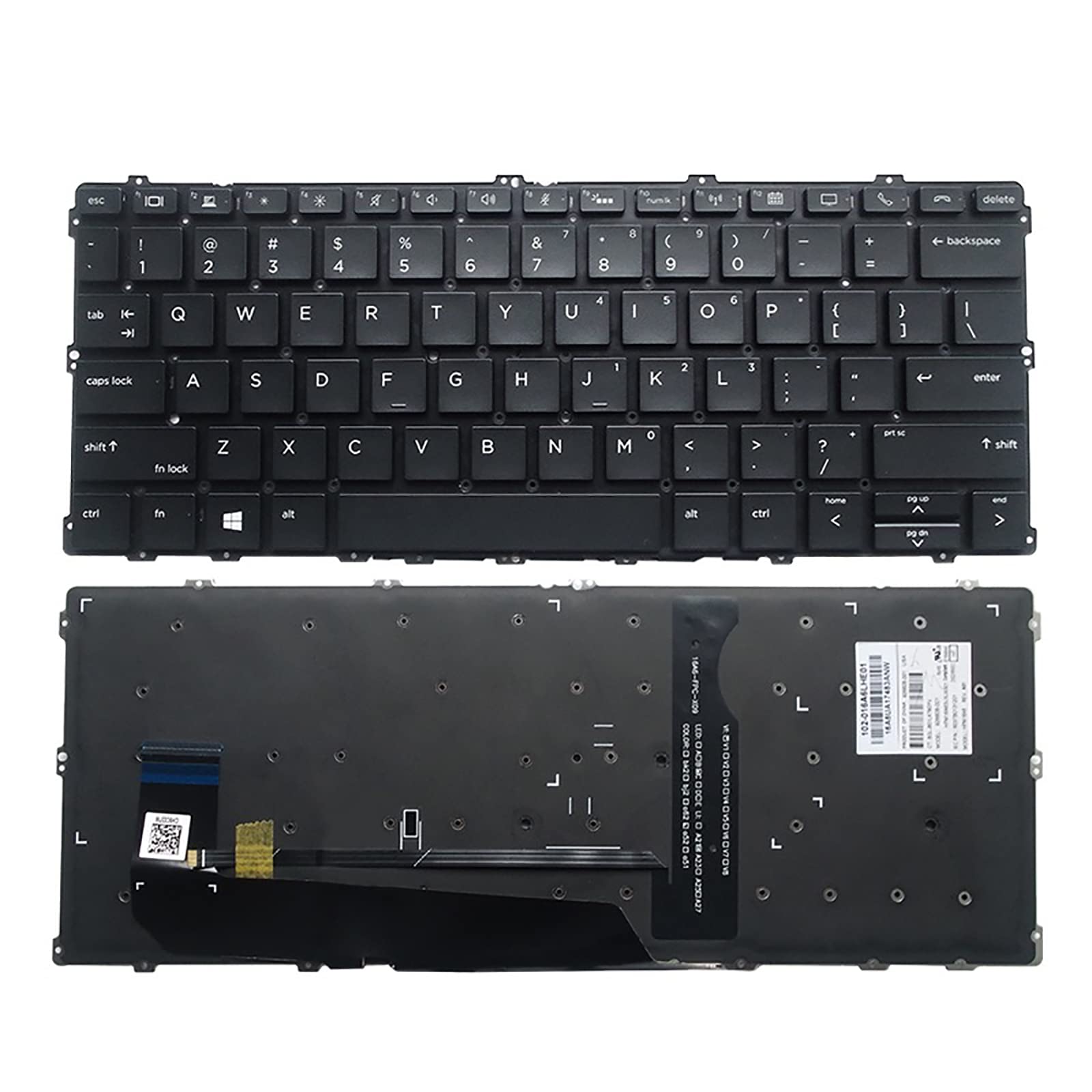 Amazon.com: Siakoocty Laptop Replacement US Layout with Backlight